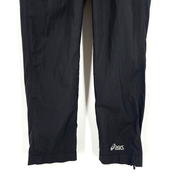 Asics Nylon Gym Pants Black Small High Rise - Picture 5 of 6